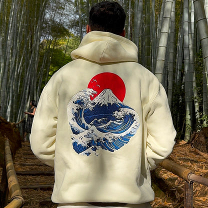 Shinkai no Fuji - Sweat à capuche Oversize