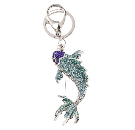 Porte Clé KoÏ Bleu