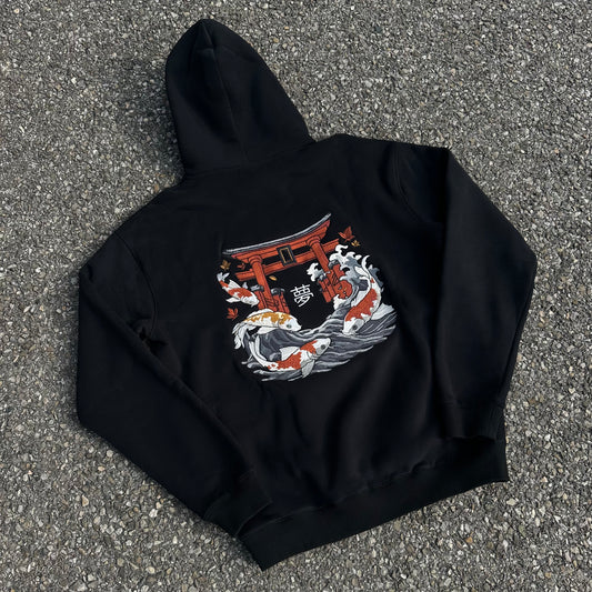 [PRÉCOMMANDE] - Yume No Torii - Sweat à capuche Oversize